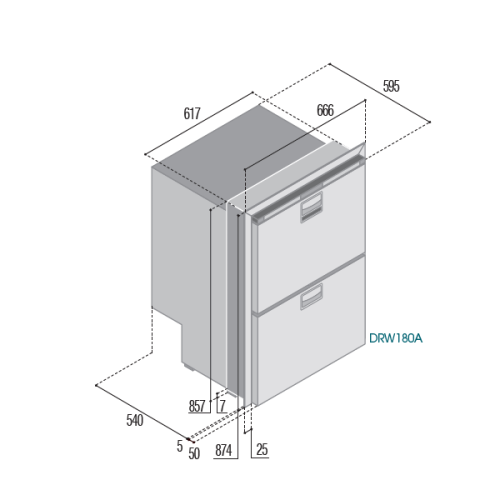 Drw Litre Frost Free Double Drawer Fridge Freezer Or Combination